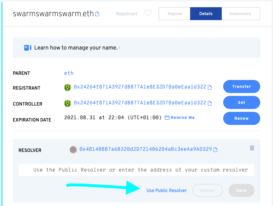 Use Public Resolver. alt text